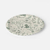 ホグワーツ™ヘルボロジー魔法パターン ペーパープレート (アングル)