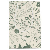 ホグワーツ™ヘルボロジー魔法パターン ミディアムペーパーバッグ (正面)