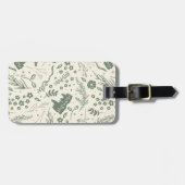 ホグワーツ™ヘルボロジー魔法パターン ラゲッジタグ (正面横)