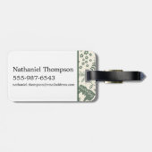 ホグワーツ™ヘルボロジー魔法パターン ラゲッジタグ (裏面横)