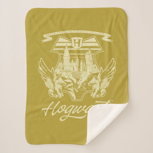 ホグワーツ™翼シールドグラフィック シェルパブランケット (正面)