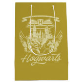 ホグワーツ™翼シールドグラフィック ミディアムペーパーバッグ (裏面)