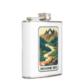 ホサトニック川コネチカットの色 フラスク (右)