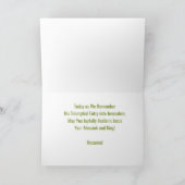 ホサンナパーム日曜日 カード (内部)