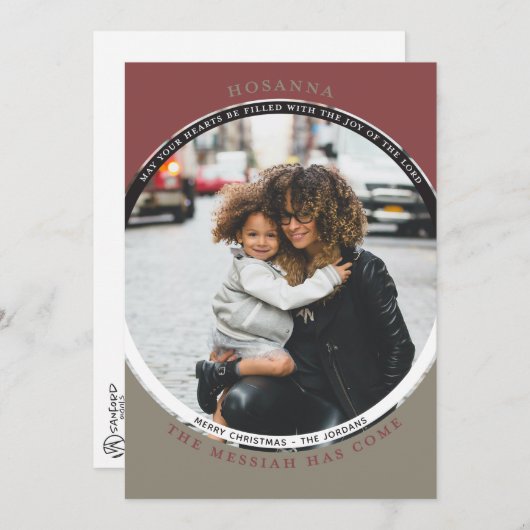 ホサンナ写真カード カード (正面/裏面)