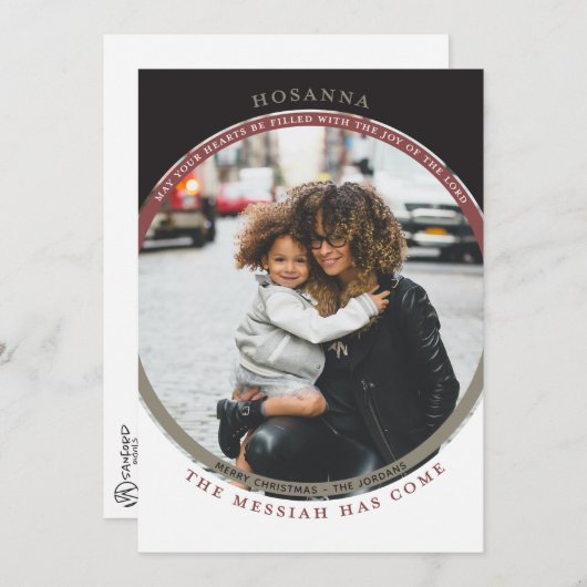 ホサンナ写真カード カード (正面/裏面)