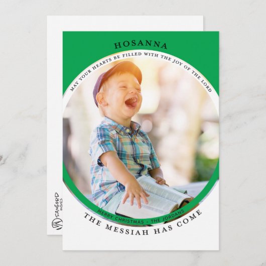 ホサンナ写真カード カード (正面/裏面)
