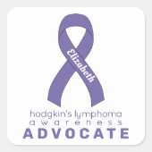 ホジキンリンパ腫が白を提唱 スクエアシール (正面)