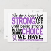 ホジキンリンパ腫の強さ ポストカード (正面/裏面)