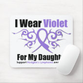 ホジキンリンパ腫トリバルリボン私の娘 マウスパッド (マウス)