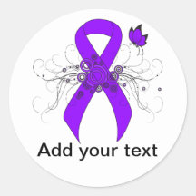 ホジキンリンパ腫バイオレットリボンバタフライ