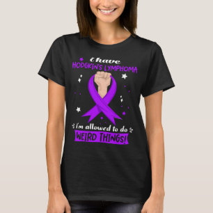 ホジキンリンパ腫認識度月賜物 Tシャツ