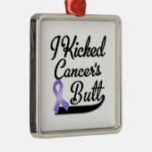 ホジキンリンパ腫Iキックお尻 メタルオーナメント (右)