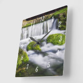 ホジソン春秋ウォールクロック スクエア壁時計 (傾斜)