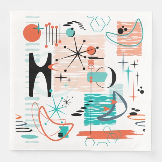 ホジョレトロ紙ディナーナプキンズ (正面)