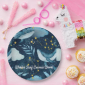 ホジールサーフコズミックウェーブブルーコンステレーションデザイン ペーパープレート (パーティー)