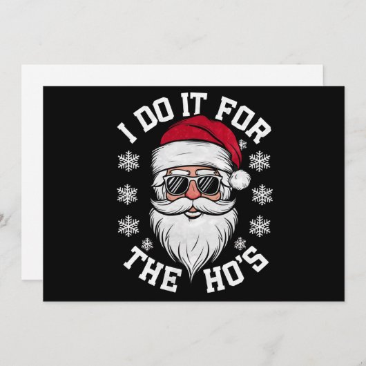 ホスのためのイヤ~なクリスマスサンタ シーズンカード (正面/裏面)