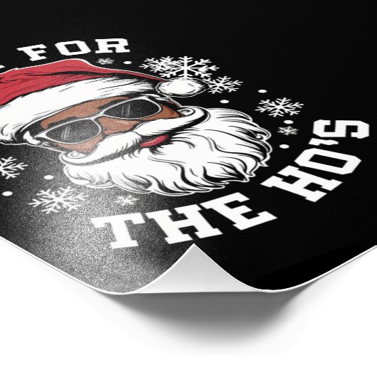 ホスのためのクリスマスアフリカのサンタ フォトプリント            (角)