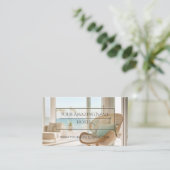 ホスエレガントテルフォトデリケートスタイリッシュブライト 名刺 (スタンド正面)