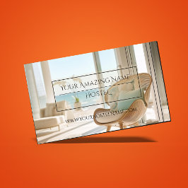 ホスエレガントテルフォトデリケートスタイリッシュブライト 名刺