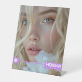 ホスカ 台座サイン (正面)