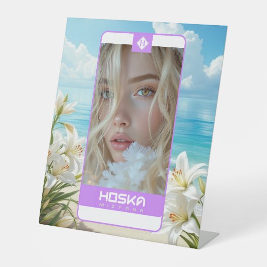 ホスカ 台座サイン (正面)