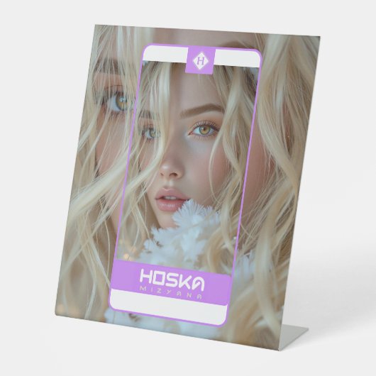 ホスカ 台座サイン (正面)