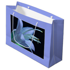 ホスタフラワーエレガントソロポートレート写真 ラージペーパーバッグ