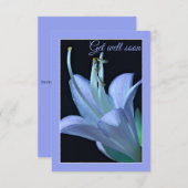 ホスタフラワーブルーとパープルがすぐによくなるカード (正面/裏面)