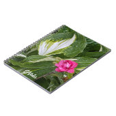 ホスタプラントアンドピンクアザレアフローラ ノートブック (左側)