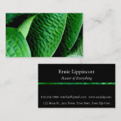 ホスタ葉 名刺 (正面/裏面)