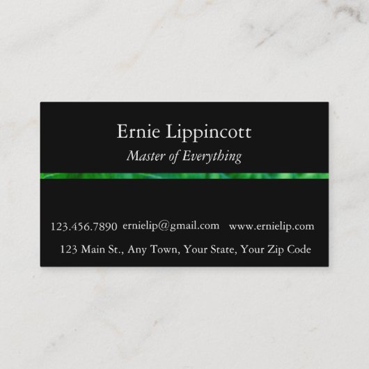 ホスタ葉 名刺 (裏面)