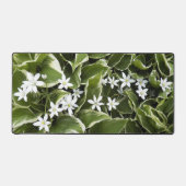 ホスタ離れーズ&ホワイトオルニトガラムフローラ デスクマット (正面)