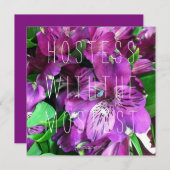 ホステスとモステスト!サンキューカード 招待状 (正面/裏面)