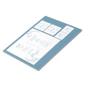 ホステスカスタムボックス内表紙 – 旅程 ノートパッド (アングル)