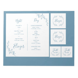 ホステスカスタムボックス内表紙 – 旅程 ノートパッド