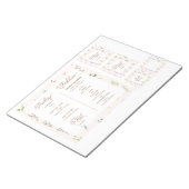 ホステスカスタムボックス内表紙 – 旅程 ノートパッド (アングル)