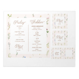 ホステスカスタムボックス内表紙 – 旅程 ノートパッド