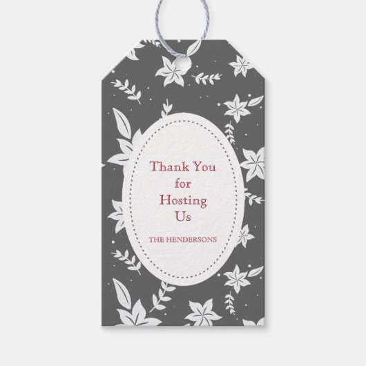 ホステスサンキューギフトラベル ギフトタグ (正面)