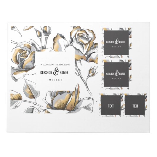 ホステスボックスカスタムカバー ノートパッド (正面)