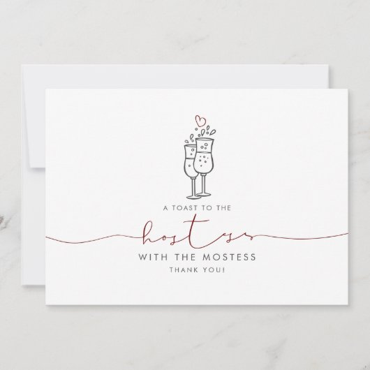 ホステスモステスかわいいミニマリストありがとう (正面)