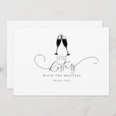 ホステス最高のモステス可愛いミニマリストありがとう (正面/裏面)