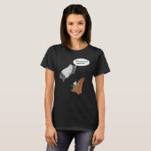 ホステッドおもしろいセラピーセラピスト幽霊オンソファホール Tシャツ (正面フル)