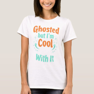 ホステッドだがクールハロウィーンの日女性と一緒だ Tシャツ