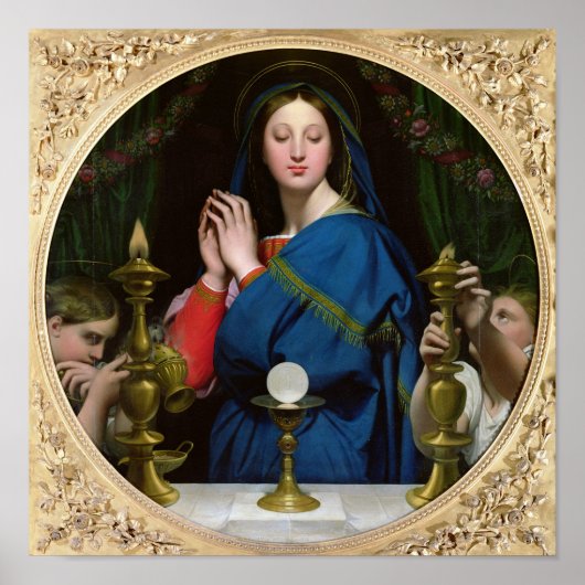 ホストのヴァージン, 1854 ポスター (正面)