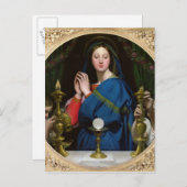 ホストのヴァージン, 1854 ポストカード (正面/裏面)