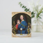 ホストのヴァージン, 1854 ポストカード (スタンド正面)