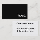 ホストの名刺 名刺 (正面/裏面)