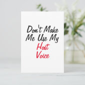 ホストの声を使わせないで カード (スタンド正面)