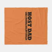 ホストパパは通常のパパと同じクールが、 フリースブランケット (正面(横))